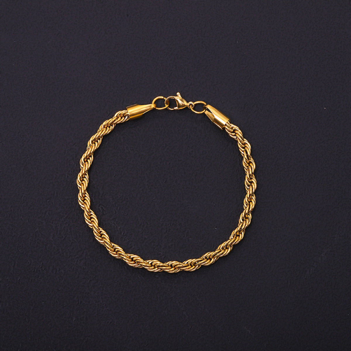 Mila – Bracelet torsadé en acier inoxydable