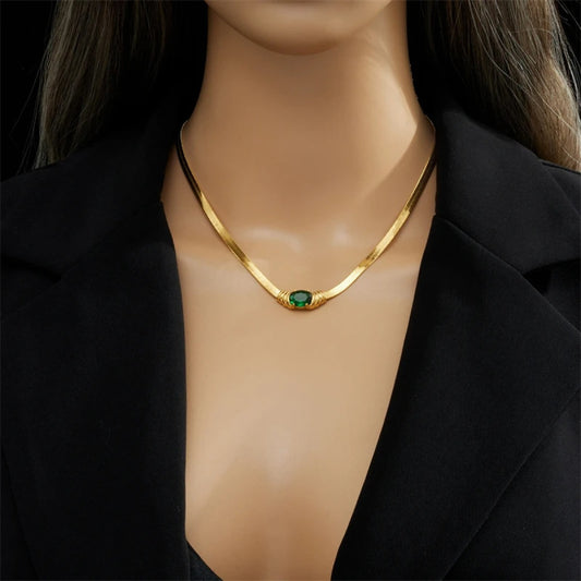 Ezra – Collier Cairo Doré Minimaliste