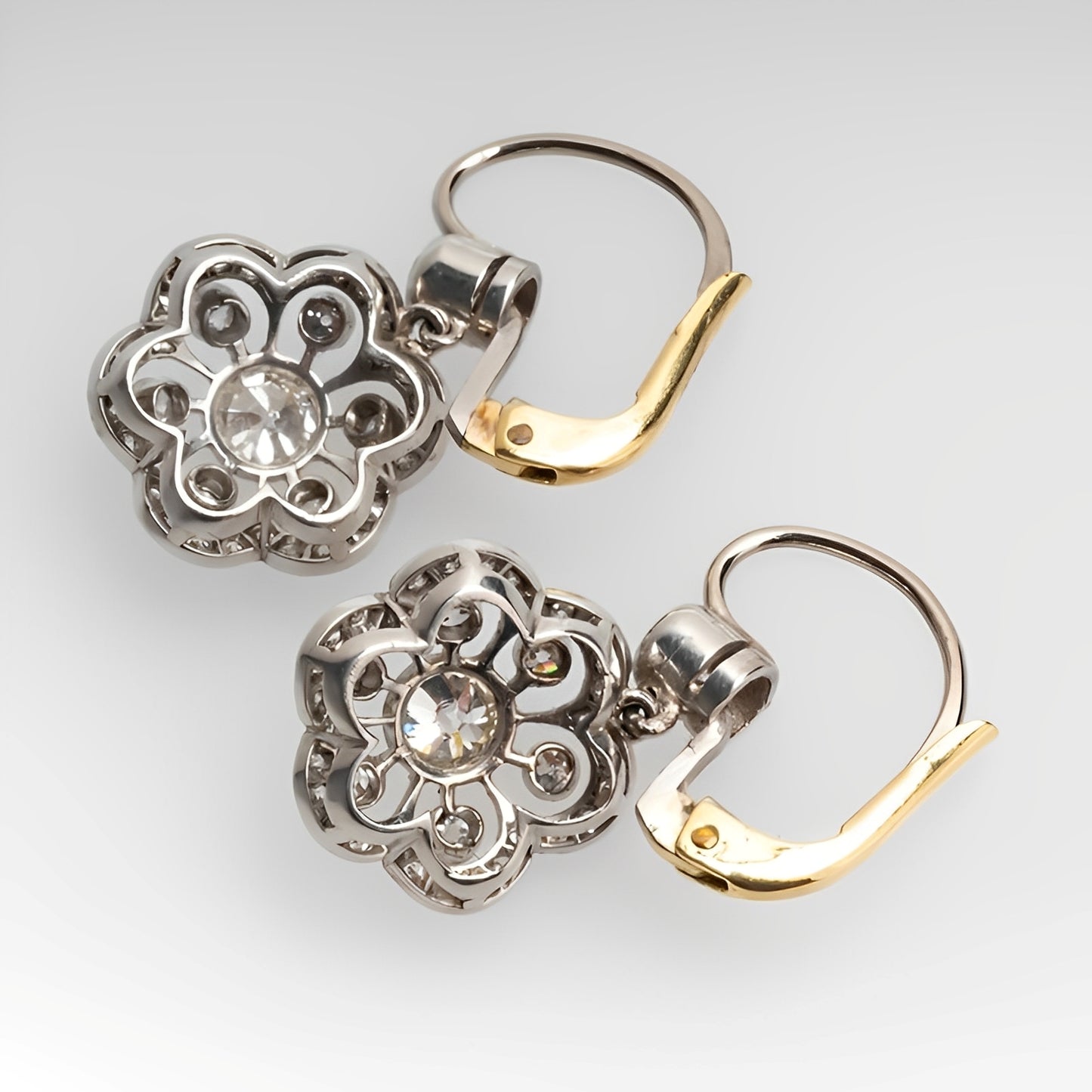 Karylle – Boucles d’Oreilles Mandala Vintage avec Cristaux