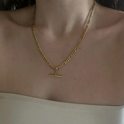 Remy – Collier Chaîne Dorée au Style Basique