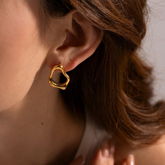 Ines – Boucles d’Oreilles Géométriques Élégantes