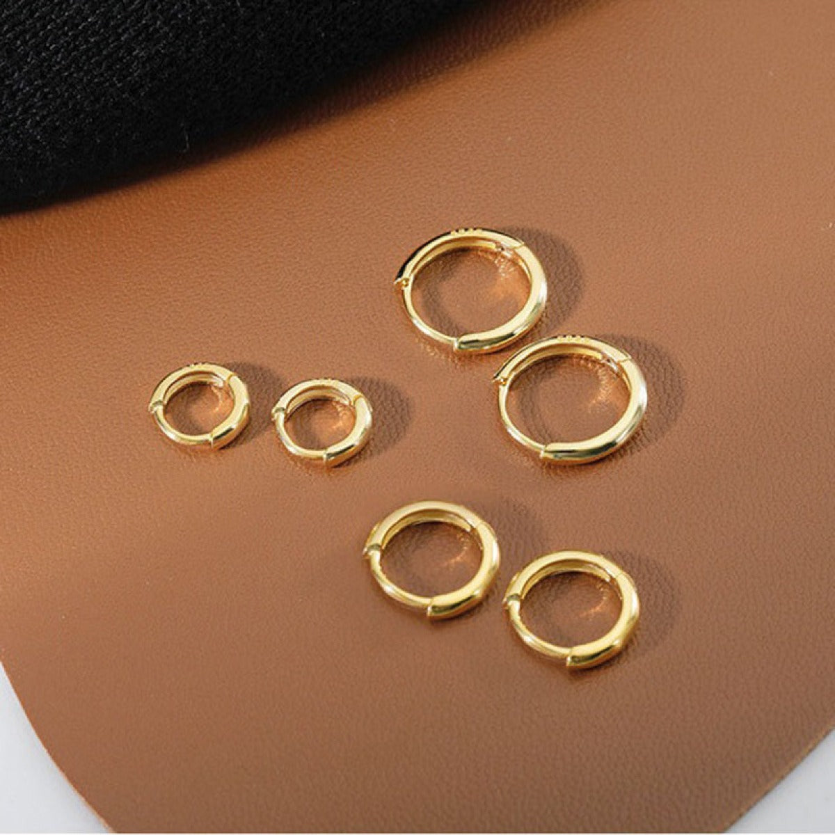 Ella – Boucles d'oreilles Anneau Naturelles Élégantes
