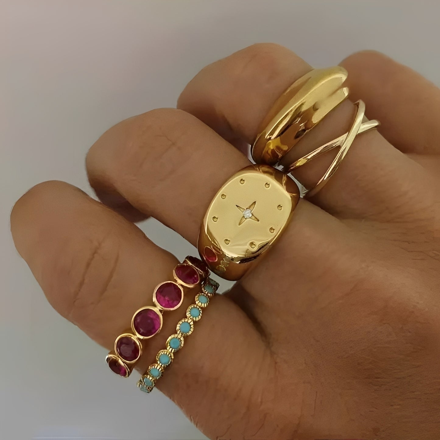 Ayla – Bague Étoile Design Moderne