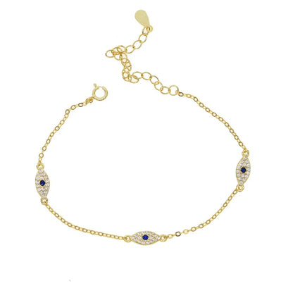 Ayumi – Bracelet Œil Protecteur Élégant