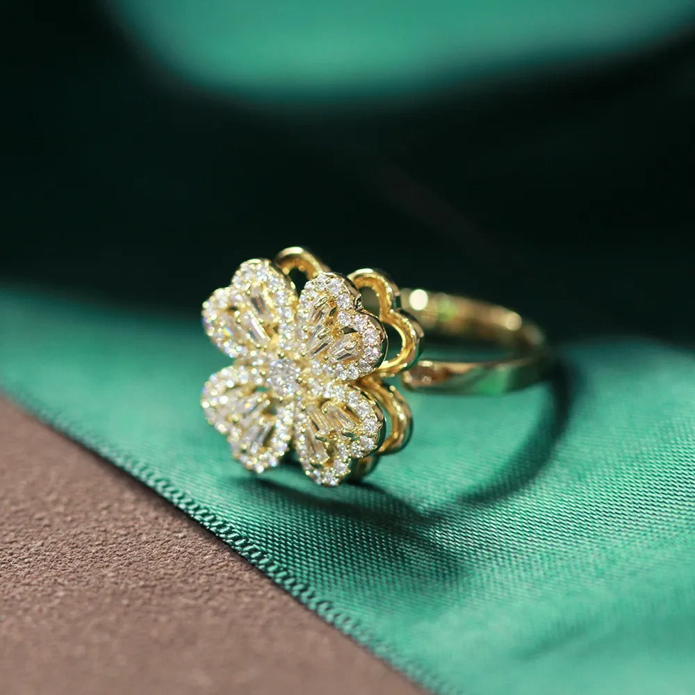 Floreya – Bague Florale Épanouie