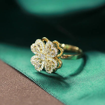 Floreya – Bague Florale Épanouie