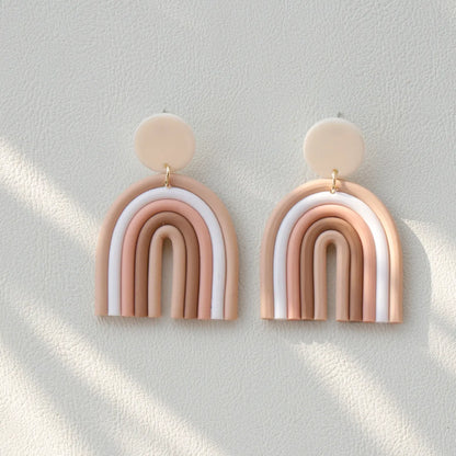 Jean – Boucles d'oreilles Arche Arc-en-Ciel