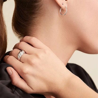 Miley – Bague Élégante en Acier Inoxydable Plaqué