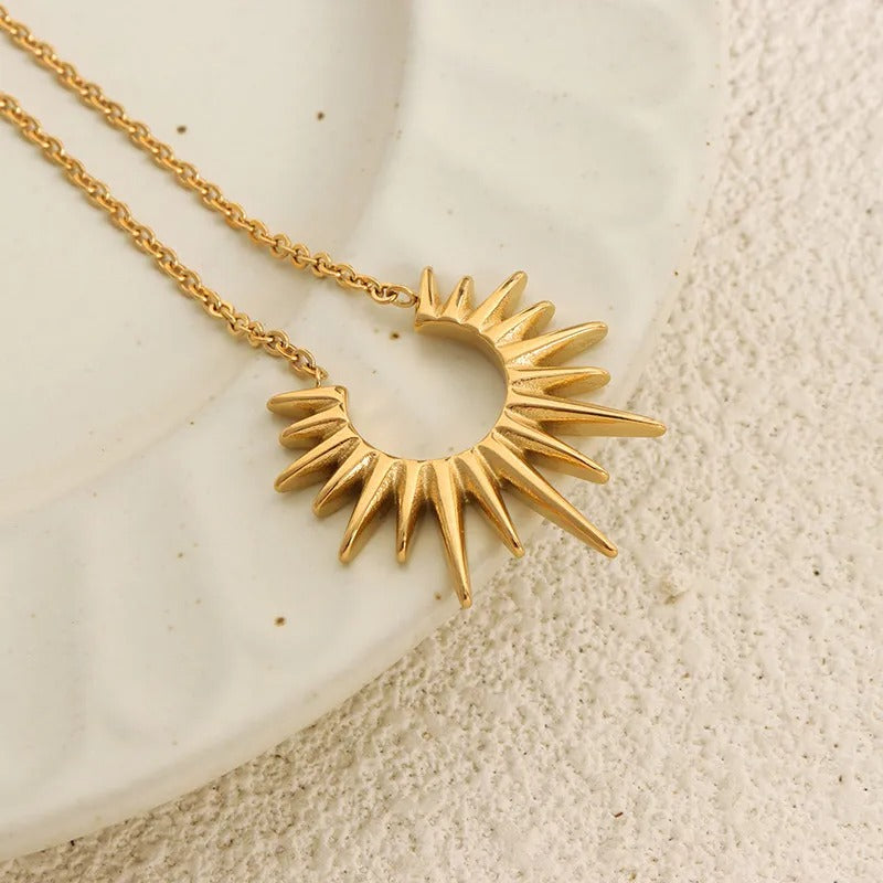 Nova – Collier Pendentif Géométrique Lumineux