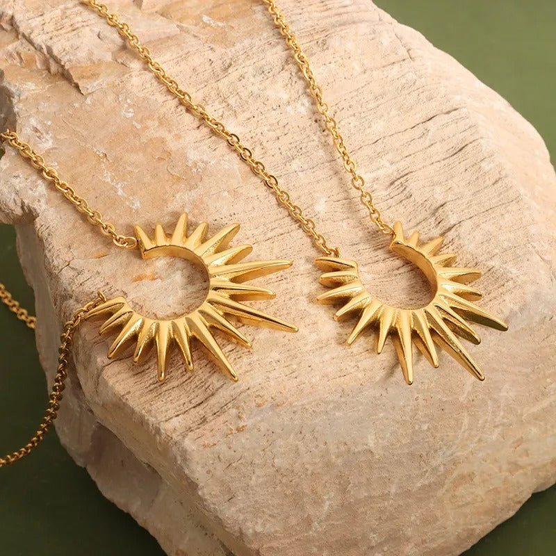 Nova – Collier Pendentif Géométrique Lumineux