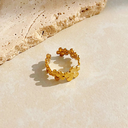 Jeziel – Bague Fleur Élégante