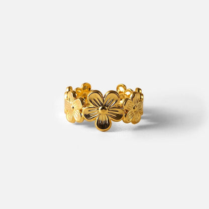 Jeziel – Bague Fleur Élégante