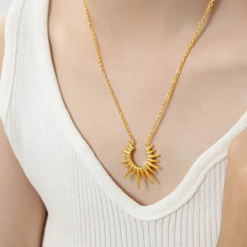 Nova – Collier Pendentif Géométrique Lumineux
