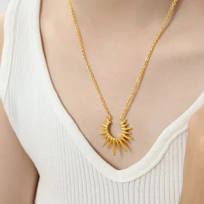 Nova – Collier Pendentif Géométrique Lumineux