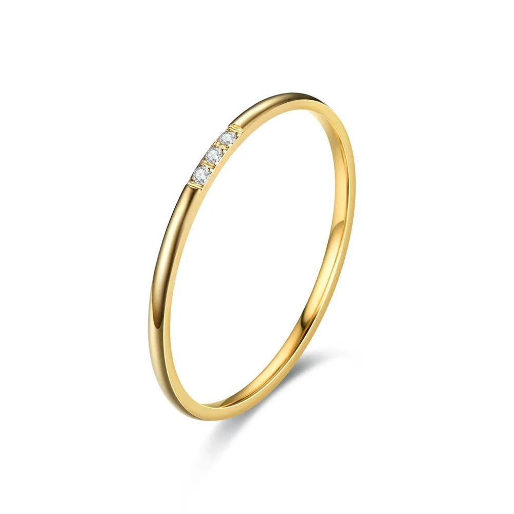 Alix – Bague Sertie de Diamants