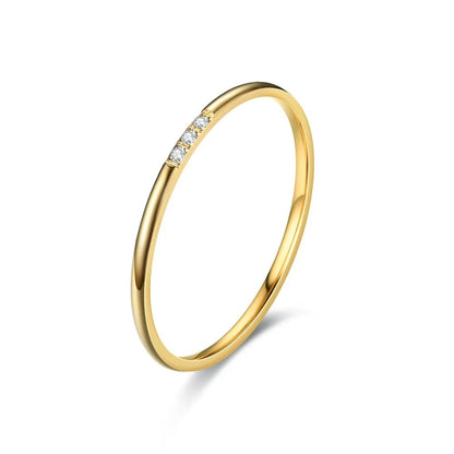 Alix – Bague Sertie de Diamants