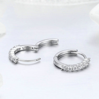 Clara – Boucles d'Oreilles Clou en Argent