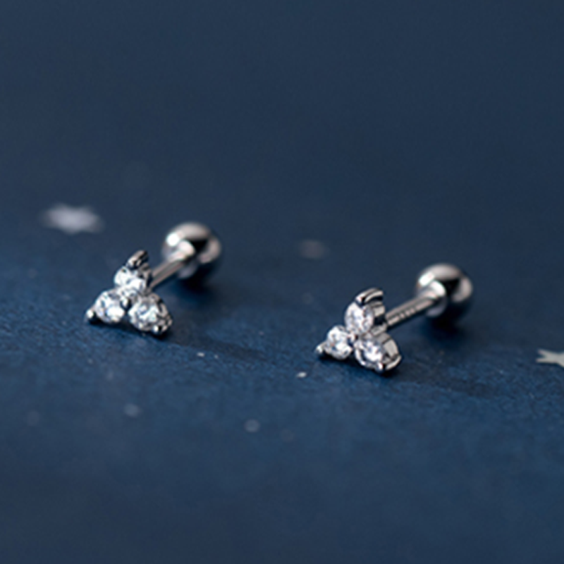 Sophie – Boucles d'oreilles Clous en Acier Inoxydable