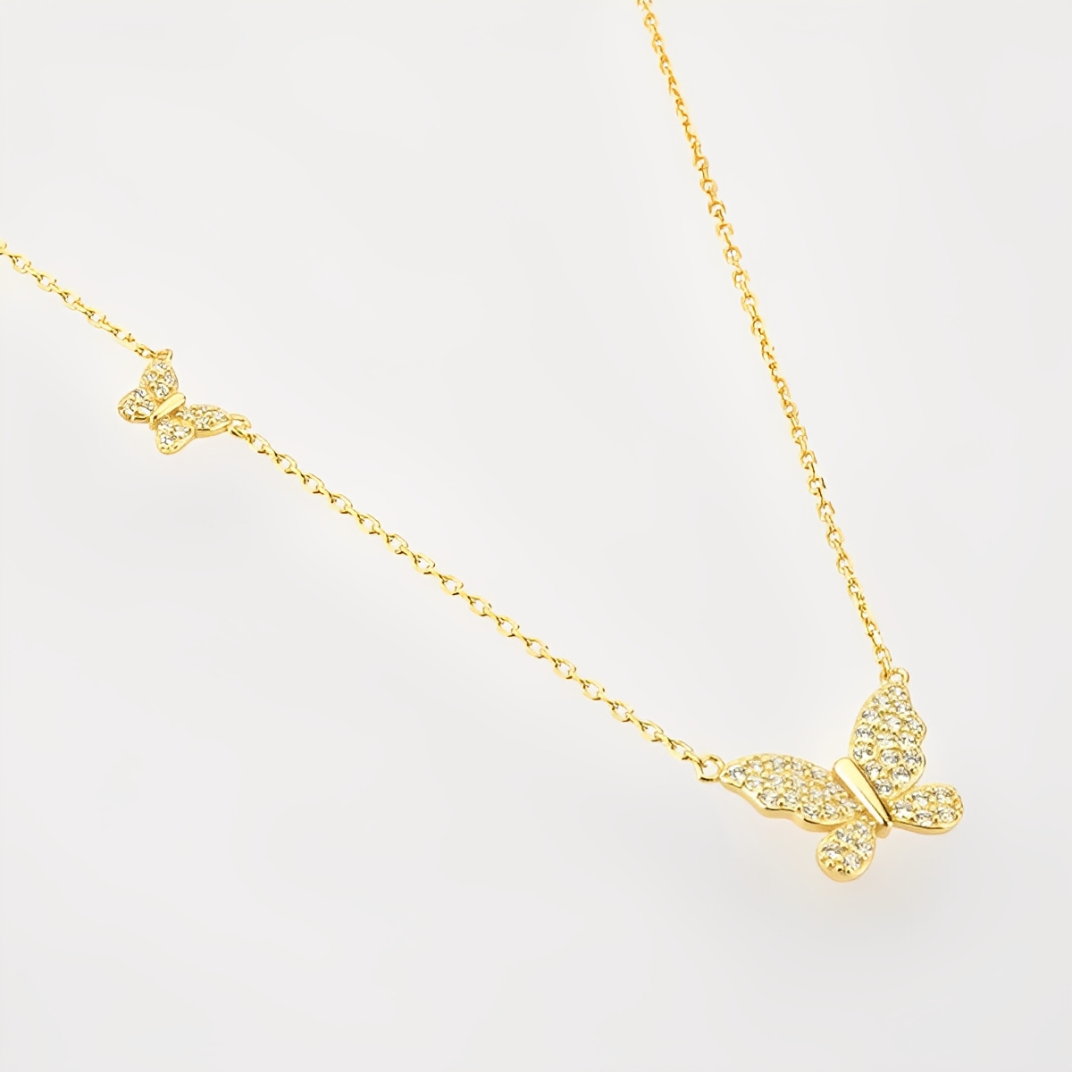 Leonie – Collier pendentif papillon en argent sterling