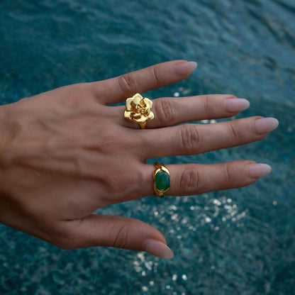 Georgia – Bague en Acier Inoxydable Design Moderne