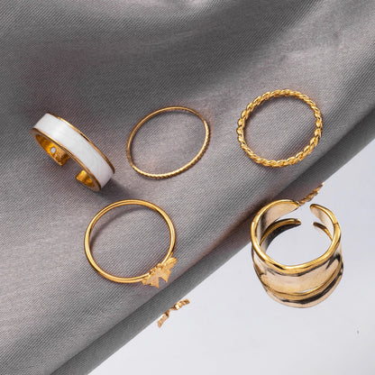 Chloe – Bague Papillon Moderne
