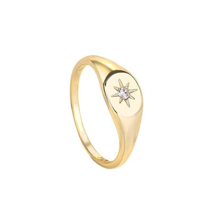Amelie – Bague Étoile Dorée
