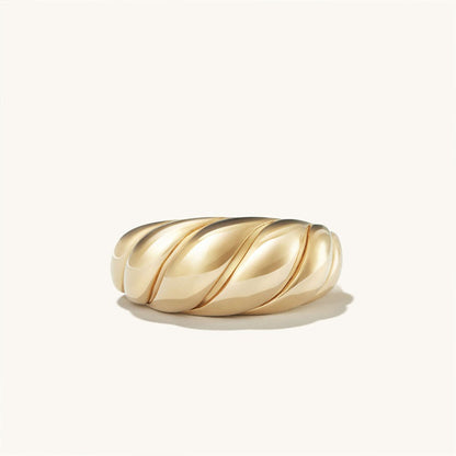 Miley – Bague Élégante en Acier Inoxydable Plaqué