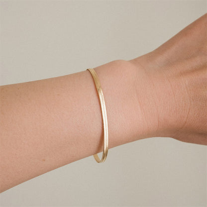 Kylie – Bracelet Plaqué Or en Acier Inoxydable
