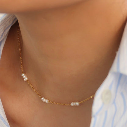 Emiko - Collier Élégant en Acier Titane