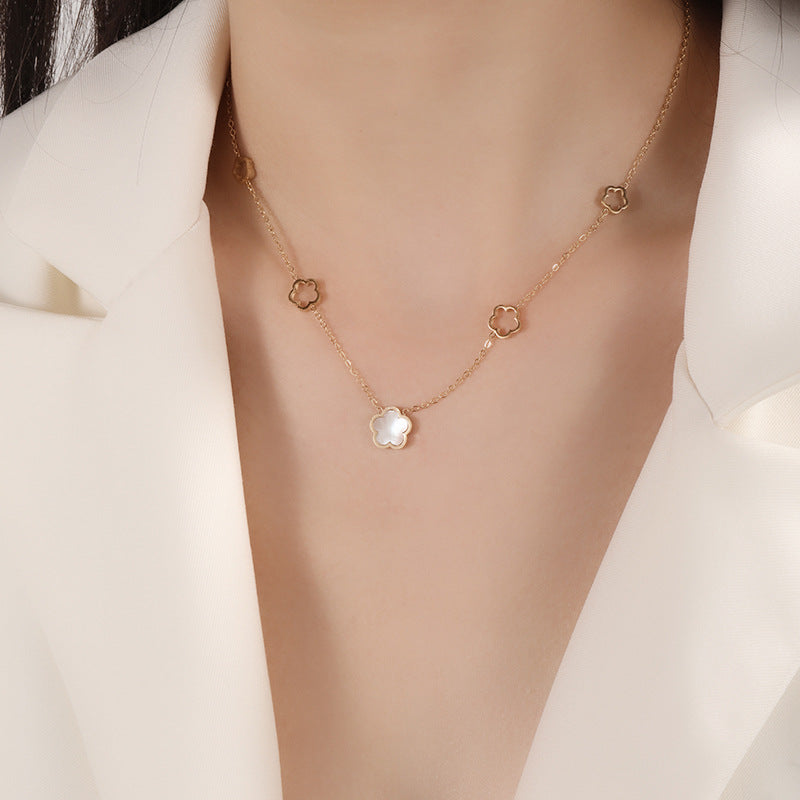 Mel – Collier Argenté Luxe