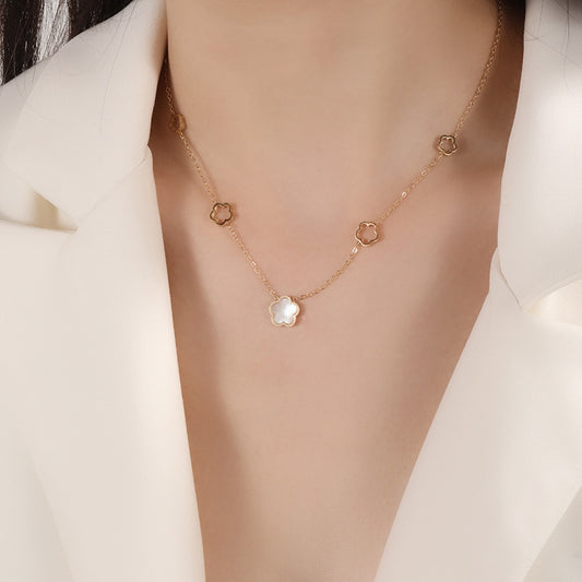 Mel – Collier Argenté Luxe