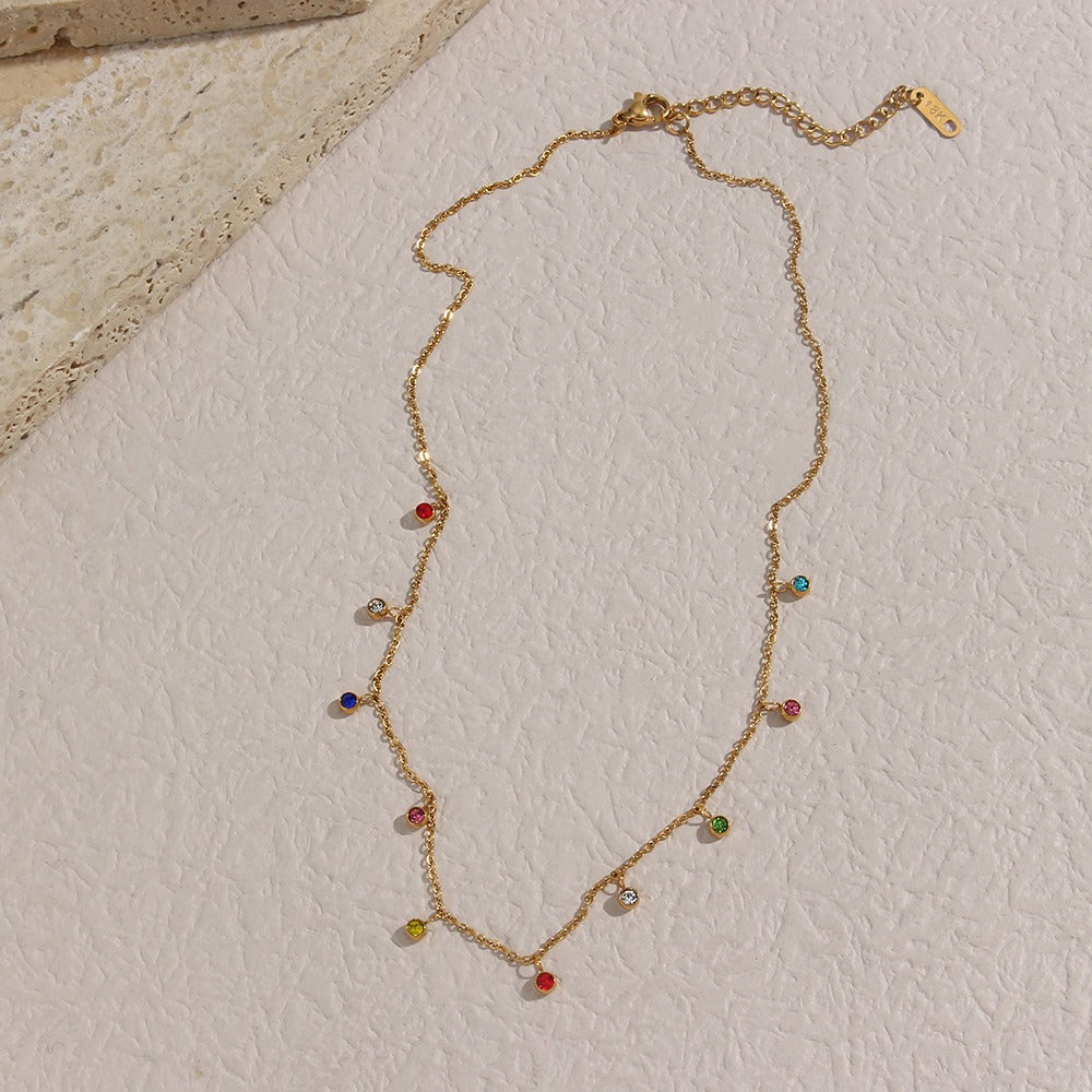 Sairi – Collier Gemstone Élégant