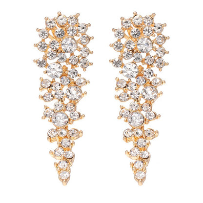 Eloise – Clips d’Oreilles Rhinestone Sans Perçage