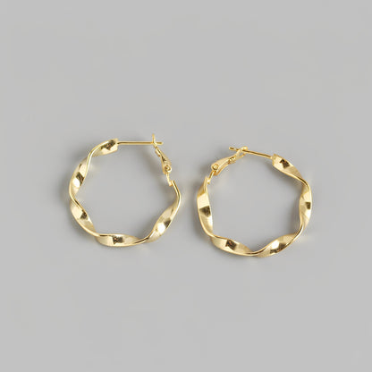 Ariana – Créoles Artisanales en Argent