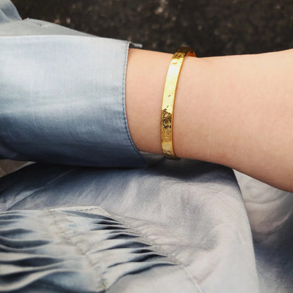 Ariane – Bracelet Molten Organique en Métal