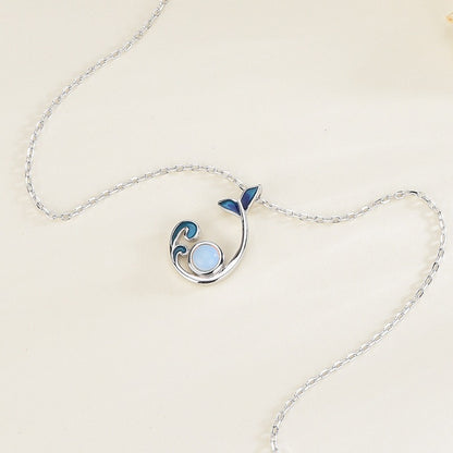 Myrtle – Collier Argenté Danse des Marées