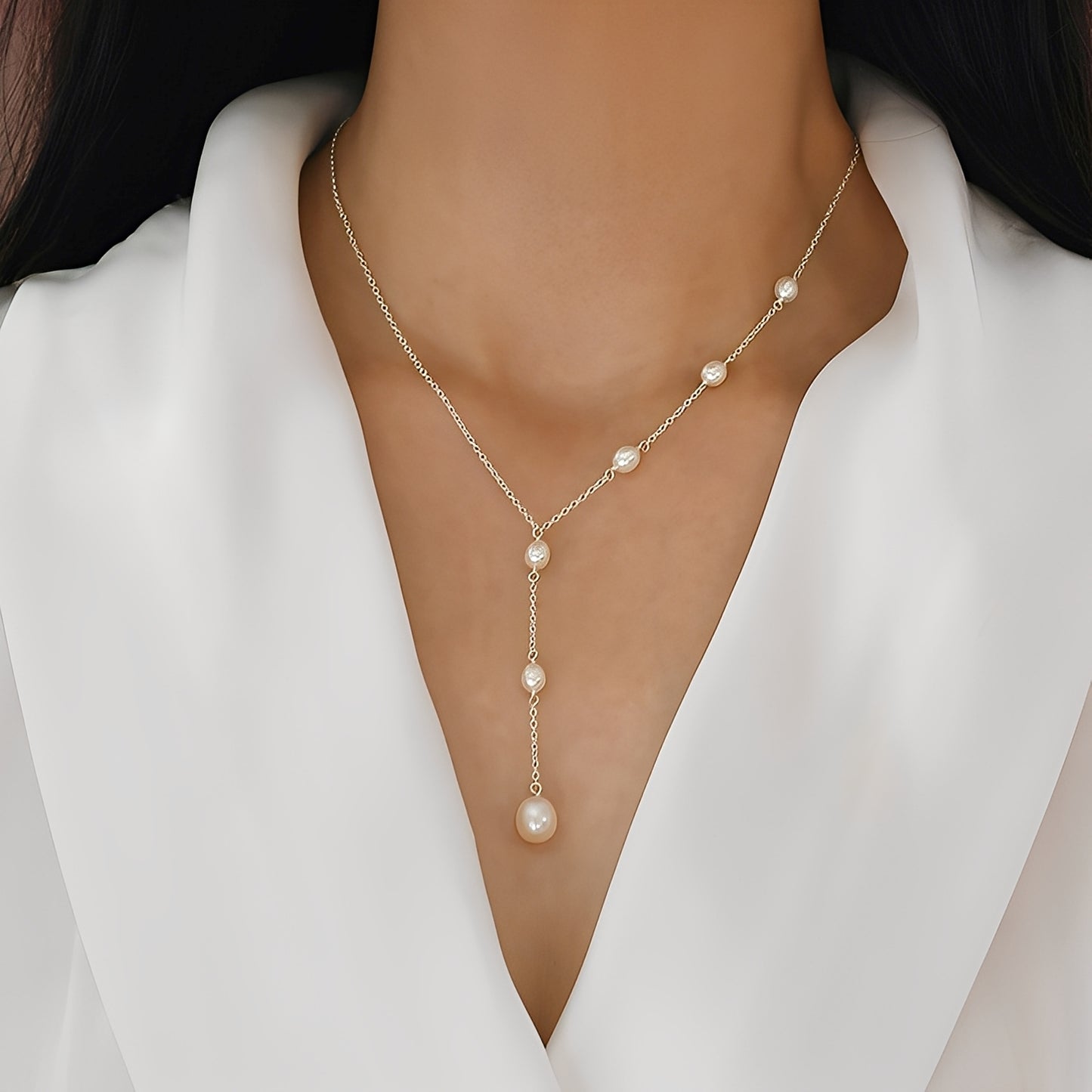 Zeinab – Collier Vintage avec Pendentif en Perles