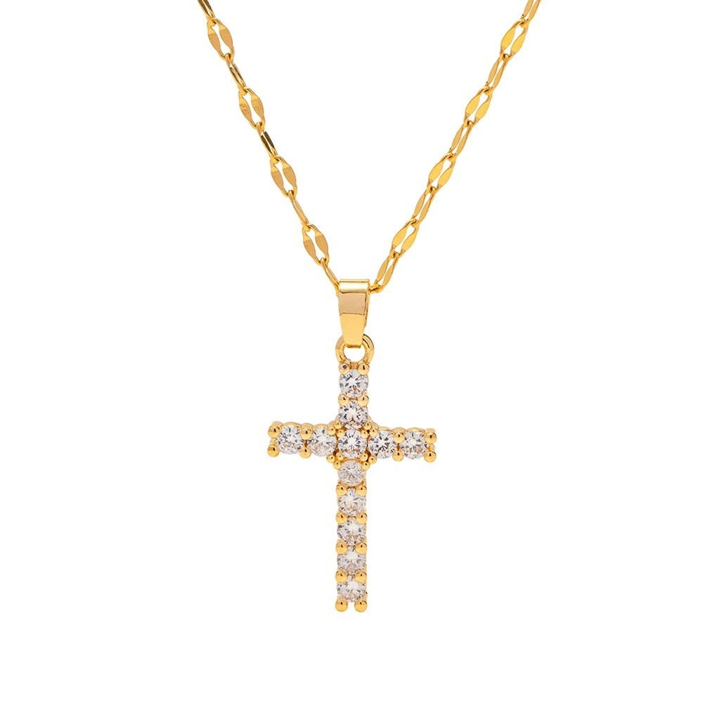 Noe – Pendentif Croix Incrusté