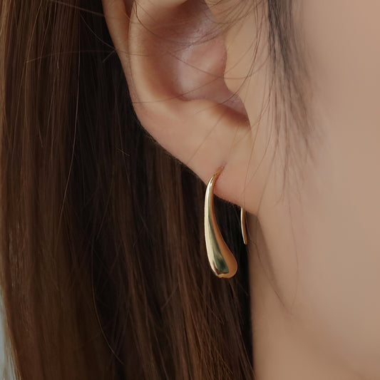 Nyx – Boucles d'Oreilles Pendantes en Or Vintage