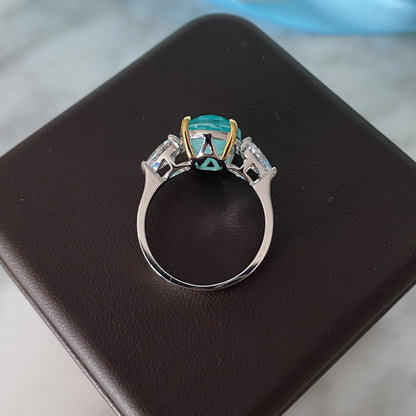 Anika – Bague Statement avec Pierre Azure