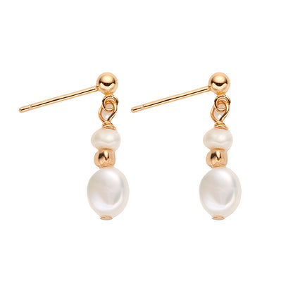 Xersi – Boucles d'Oreilles Perles Baroques d'Eau Douce