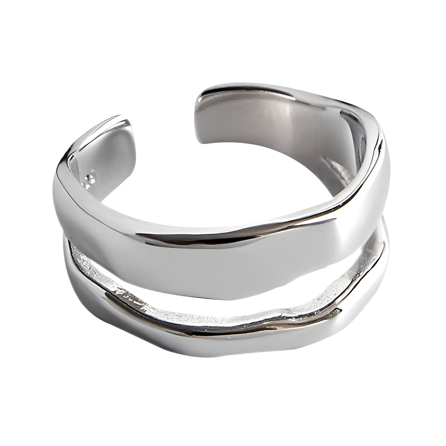 Ashley – Bague Double Anneau Élégante