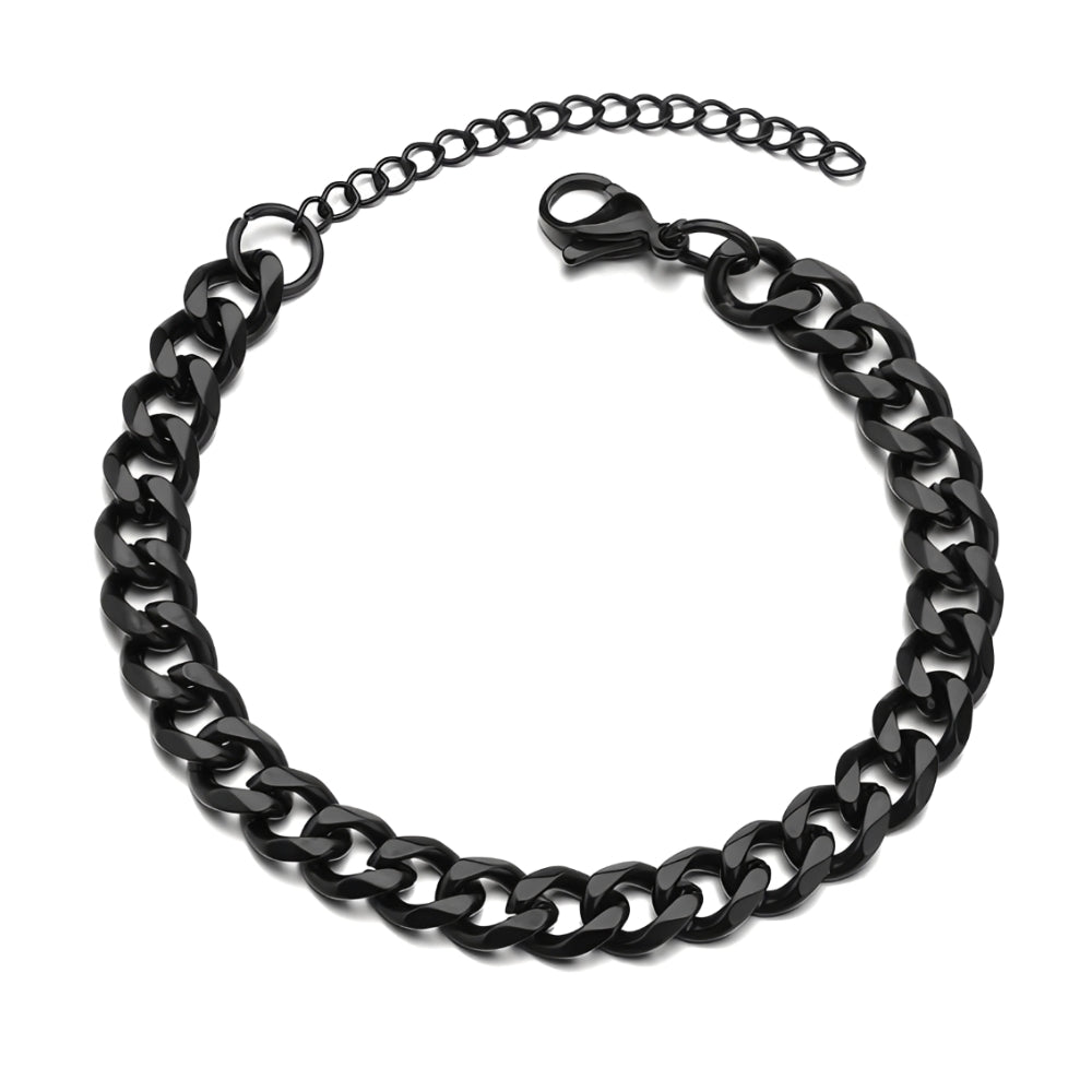 Dennis – Bracelet Chaîne Cubaine Élégant