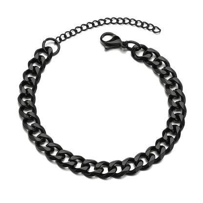 Dennis – Bracelet Chaîne Cubaine Élégant