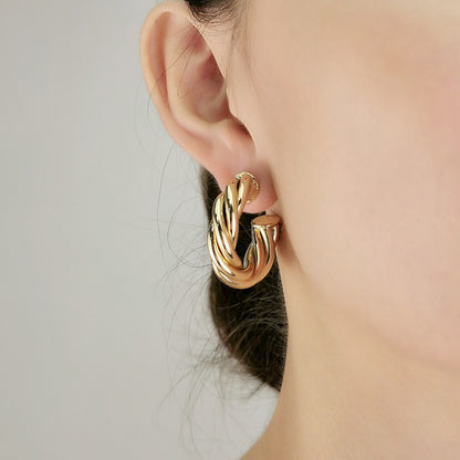 Vera – Boucles d'Oreilles Créoles en Or