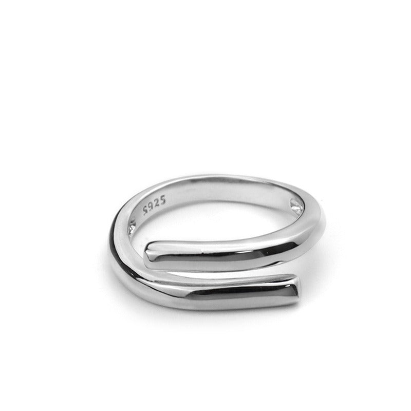 Cecilia – Bague Large Brillante et Irrégulière