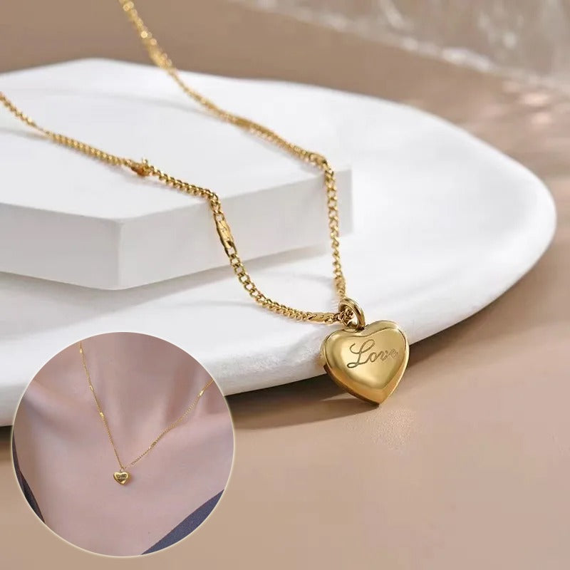 Gabbi – Pendentif Cœur Vintage Simple