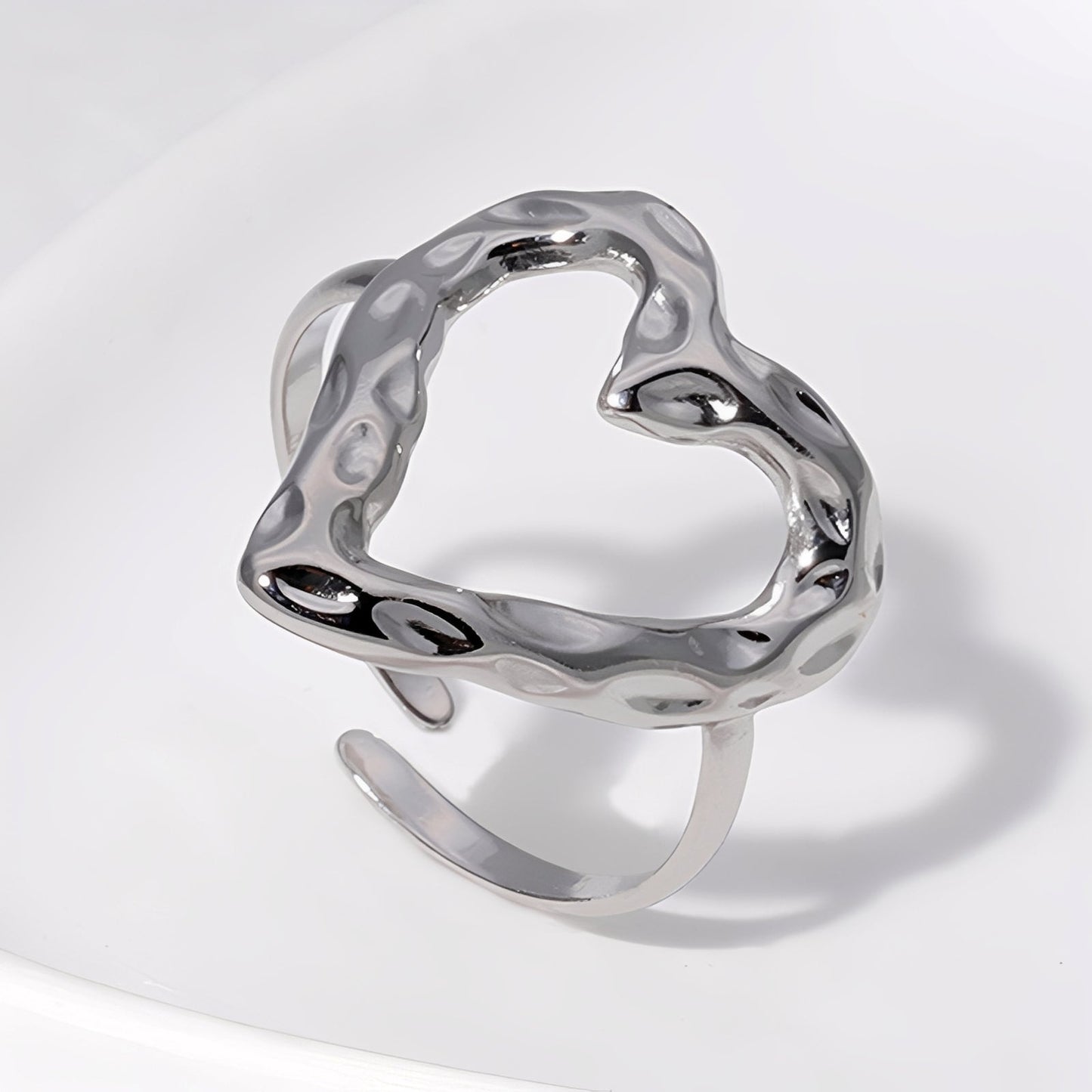 Mikha – Bague Amour Ajustable au Style Rétro