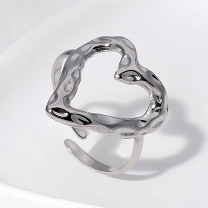 Mikha – Bague Amour Ajustable au Style Rétro