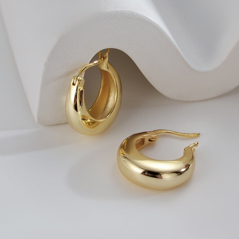 Maeva – Boucles d’Oreilles Rondes Géométriques